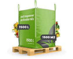 Bodemverbeteraar – Activator Mix (Bigbag 1500 Liter – Voor 1500 M2) Mix Van Actieve Micro-Organismen (O.A. Mycorrhiza En Rhizobacteriën), Lavameel, Koemest En Wormenmest - Organifer
