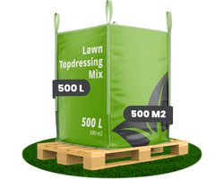 Gazon Topdressing – Mix met Mycorrhiza en Rhizobacteriën (Bigbag 500L, 500m2) - Gedroogde Koemest - Wormenmest - Lavameel - Bodemverbeteraar - Topdressing Gazon - Bodemactivator - Organifer