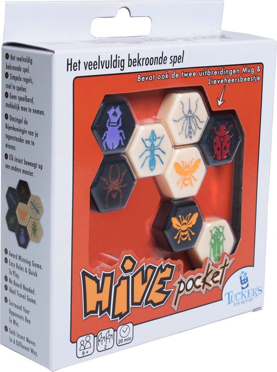 Hive reisspel Pocketspel - Incl. uitbreiding Mug & Lieveheersbeestje