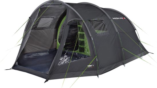 High Peak tunneltent Torri 5.0, ingenaaide tentvloer, 1,9 m stahoogte, PFC-vrij — afbeelding 4