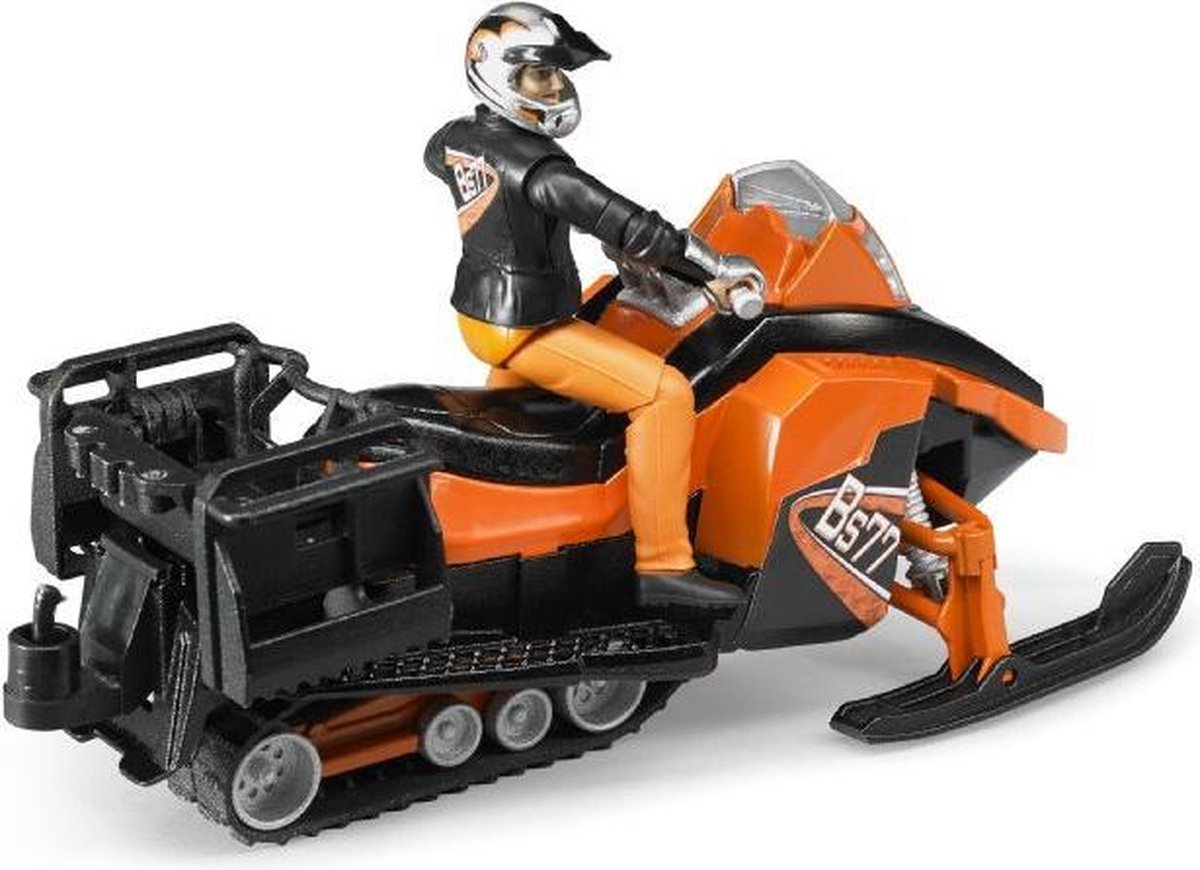 Bruder bworld Sneeuwscooter met bestuurder en accessoires thumbnail 5