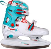 Nijdam 3008 Junior Figure Skate - Ajustable - Hardboot - Blanc - Taille 38-41