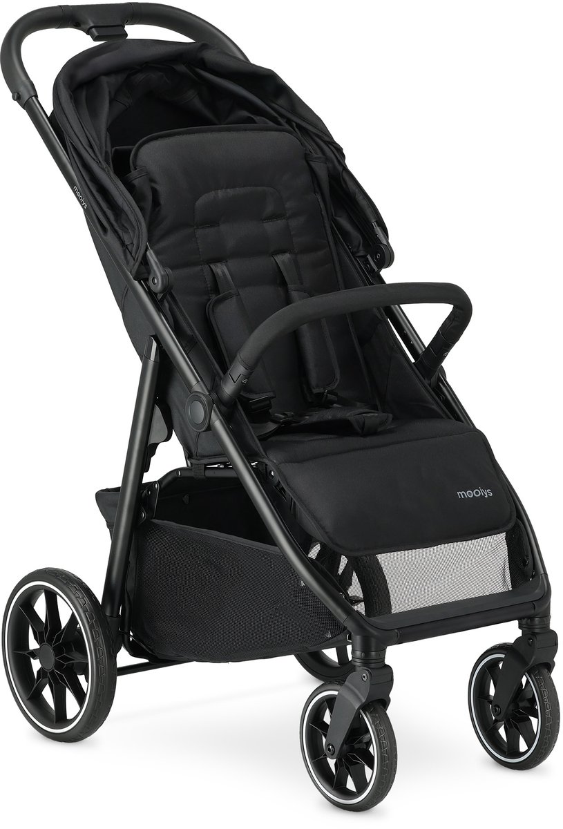 Mooiys Maxi Buggy Inklapbaar - Lichtgewicht Kinderbuggy - Zwart — cadeau in Cadeau-ideeën - foto 3