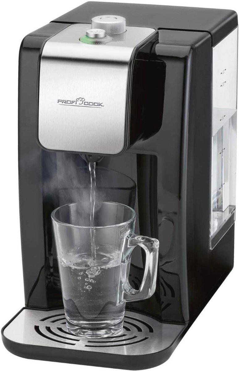 Snelle Waterdispenser met Variabele Temperatuurinstelling - 2,2 Liter Capaciteit en Design in Roestvrijstaal