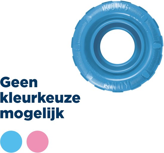 Blauwe Kong Puppy Tires speelgoed. Geen kleurkeuze mogelijk.