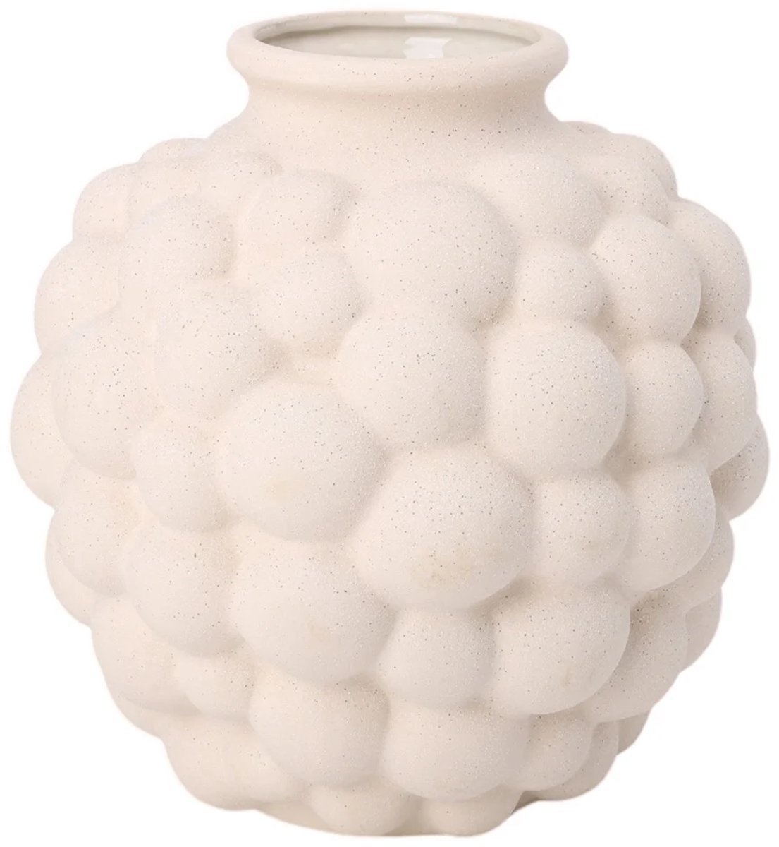 House of Nature Vaas Puerto Cortés Off white 22cm Wit