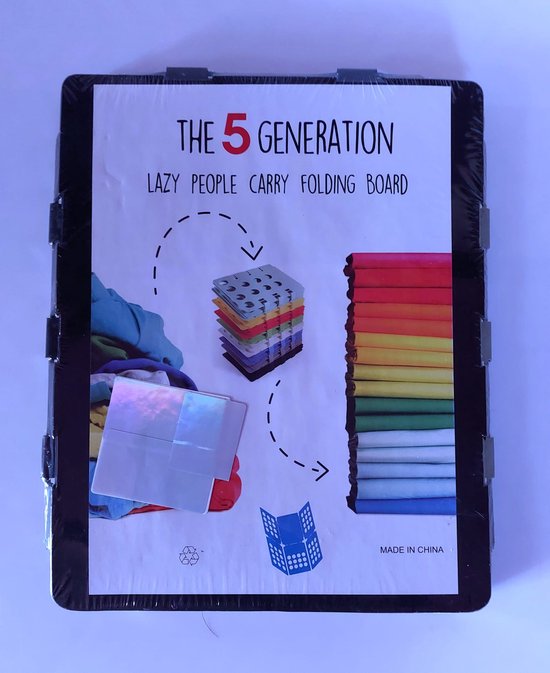 Kledingvouwgereedschap, draagbare vouwplank voor kleding, vouwplank voor kleding, eenvoudige en snelle was-organizer voor kinderen en volwassenen voor het vouwen van kleding