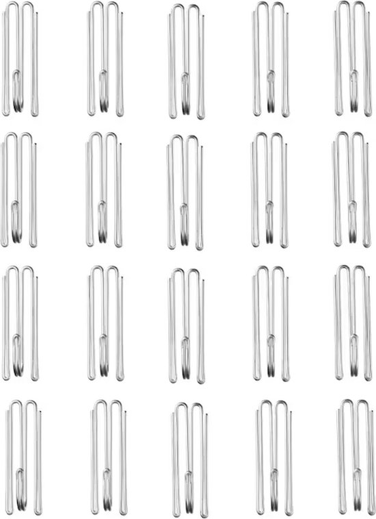 Plooihaken Enkele plooi – 20 stuks