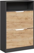 Vicco Schoenenkast Gizmo, Sonoma, 59 x 72.5 cm 2 compartimenten