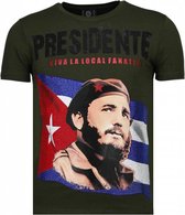 Presidente - Rhinestone T-shirt - Groen