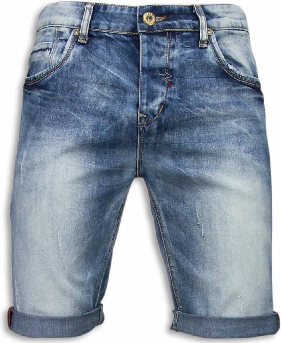 True Rise Basic Korte Broek Heren Blauw Heren Jeans True Rise Basic Korte Broek Heren Blauw Heren Jeans