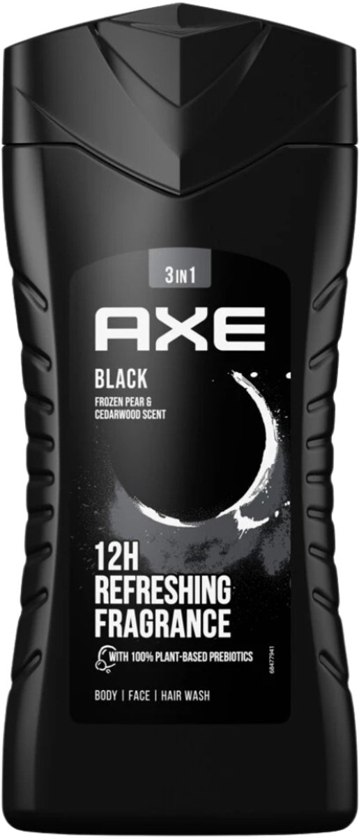 Axe 3-in-1 Douchegel Black 250 ml - 1 stuk