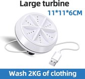 IBBO Shop - Mini Wasmachine - 2kg Wascapaciteit - Camping Wasmachine en Vaatwasser - Mini Wasmachine met Centrifuge - Kleine Wasmachine - Kleine Vaatwassers - Handwasmachine - Voor Kleine Was