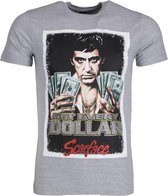 T-shirt - Scarface Get Every Dollar - Grijs