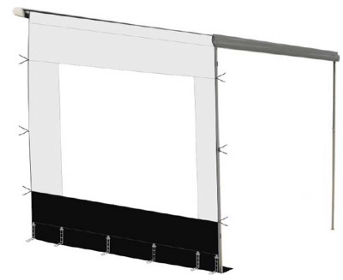 Reda Nomad Zijwand Met Raam 250 247-267CM LARGE