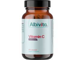 Albivita Vitamine C 1022mg + Bioflavonoïden – Immuunsysteem & Energie – Vegan – Zacht voor de maag – 120 Capsules