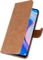 Wallet Case Hoesje voor Huawei P Smart Z - Bruin