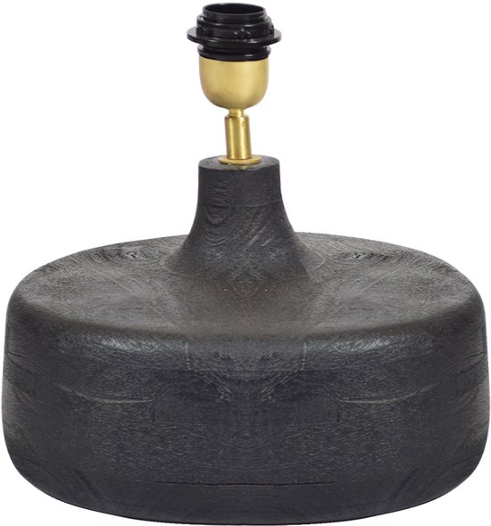 by Mooss - Lampe de table - Zwart - Bois - 30 cm