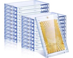 Toploader - Kaartenhouder - Trading cards bescherming - Pokémon kaarten opbergen - Verzamelaarsaccessoires - TCG kaarten - MTG - Sportkaarten - Kaartbescherming - Kaarten display - Kaarten bewaren
