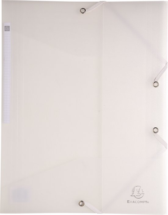 Cartelletta Elastica EXACOMPTA PUNCHY+ - 375 G/mq, Chiusura Con Elastico, Per Archiviazione Rapida