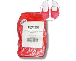 2WINS® Stevige Schoenhoesjes - Waterdicht - Schoenovertrek - Overschoenen - Shoe Cover - Wegwerp - Rood - 10 Stuks (B2)