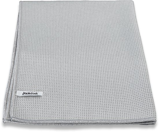 Foto: Jackdoek dry droogdoek 61x46 1 stuk droogdoek streeploos sterk absorberend ramen spiegels auto kookplaat gladde oppervlakken