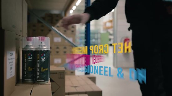 Bombe aérosol CROP Zwart - Mat - 400 ml - Peinture aérosol Zwart - 100 % grand teint - Séchage rapide - Intérieur et extérieur - RAL9005