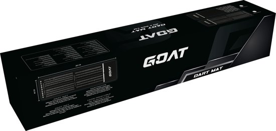 GOAT-Carpet -Dartmat-Checkout-285cm x 80cm-Black / White van GOAT — afbeelding 4