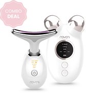 Novani 2 in 1 Facelifting Microcurrent | Het Anti Ageing | huidverjonging | Gezichtslifting | Gezichtsmassage | Huidverjongingsapparaat | Facelift apparaat | Anti rimpel | Gezichtsmassage | Wit
