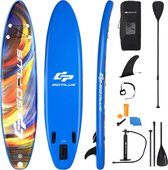 Bol.com COSTWAY Opblaasbare Stand Up Paddle Board 320 x 76 x 15cm Staande Paddle Board Opblaasbare Surfplank met Bonus SUP Acces... aanbieding