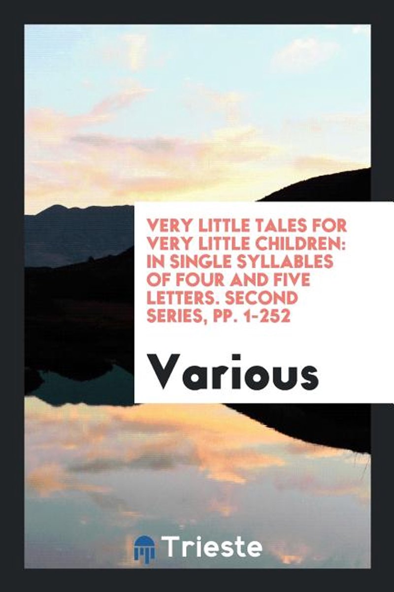 Very Little Tales For Very Little Children van Various