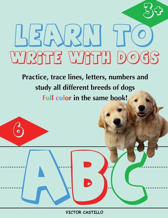 Education Learning with Dogs- Learn to Write with Dogs Workb ... - cover