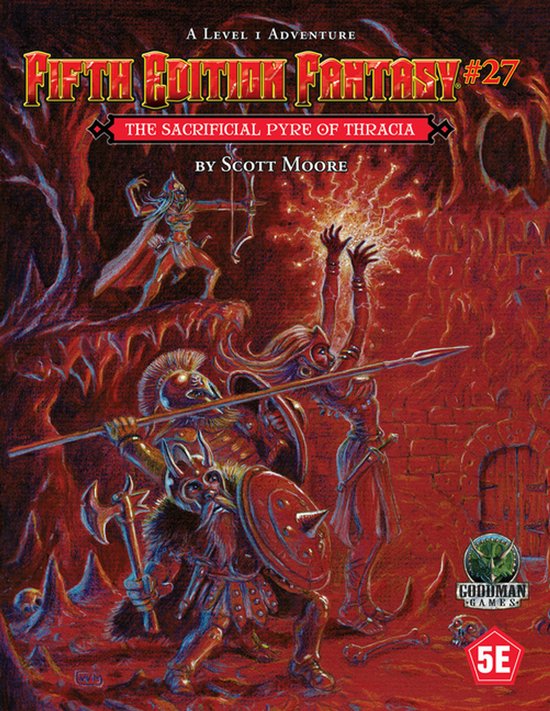 Fifth Edition Fantasy #27: The Sacrificial Pyre of Thracia - cover