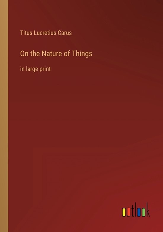 On the Nature of Things - cover