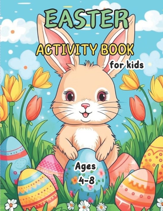 Easter Activity Book for Kids Ages 4-8