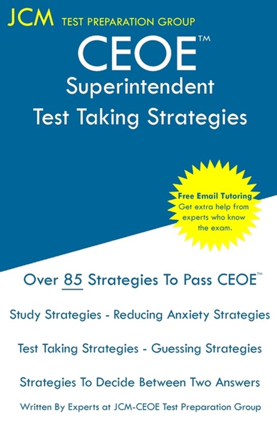 CEOE Superintendent - Test Taking Strategies - cover