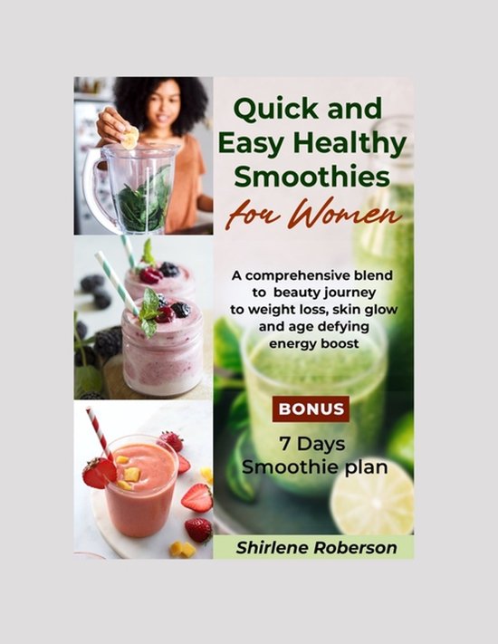Quick and Easy Healthy Smoothies for Women - cover