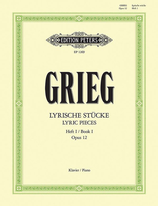 Lyrische Stücke op. 12 - cover