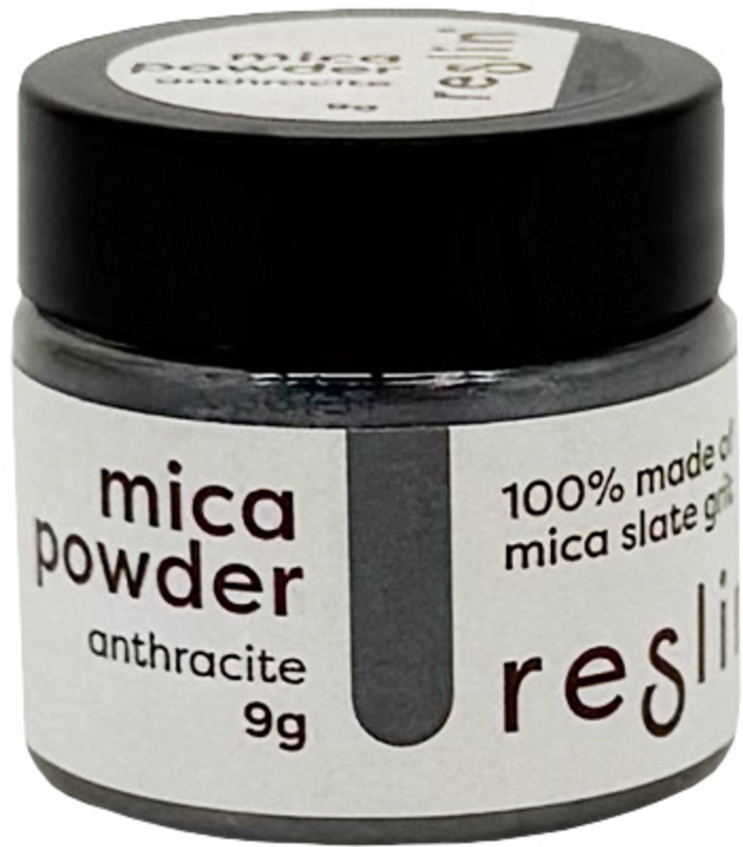 Reslin mica poeder 9gr antraciet