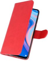 Wallet Case Hoesje voor Huawei P Smart Z - Rood