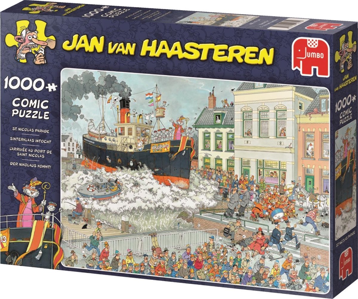 ballon Kast Zich voorstellen Jan van Haasteren Sinterklaasintocht puzzel - 1000 stukjes | bol.com