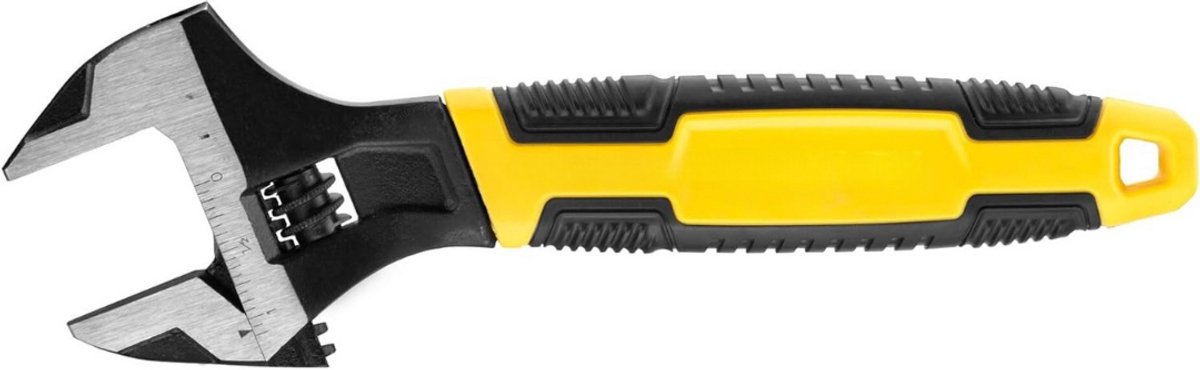 Zylo® Verstelbare Moersleutel - Inbussleutelsets - Waterpomptang - Geel/Zwart - 9cm x 2cm x 25cm