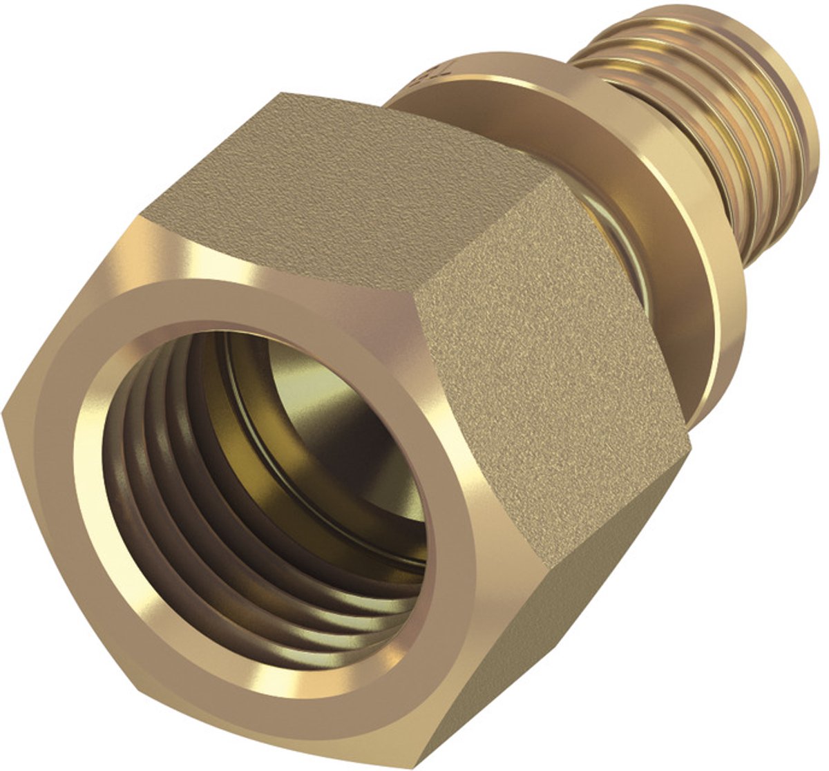 TECE TECEflex - Messing Overgangsmof - 20 x 3/4" - Standaard