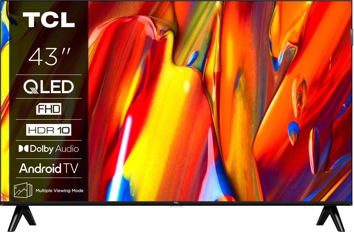 TCL 43V5C - 43 inch - Full HD QLED - 2025 - TCL - €259,00