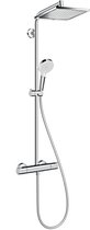Bol.com hansgrohe Crometta E Showerpipe 240 1jet EcoSmart met thermostaat chroom aanbieding