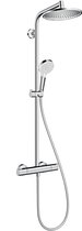hansgrohe Crometta S Showerpipe 240 1jet met thermostaat chroom