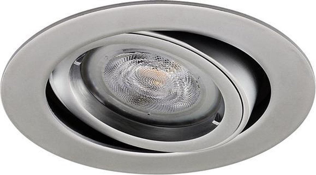 LED inbouwspot Frej -Rond Chrome -Extra Warm Wit -Dimbaar -4W -Philips LED