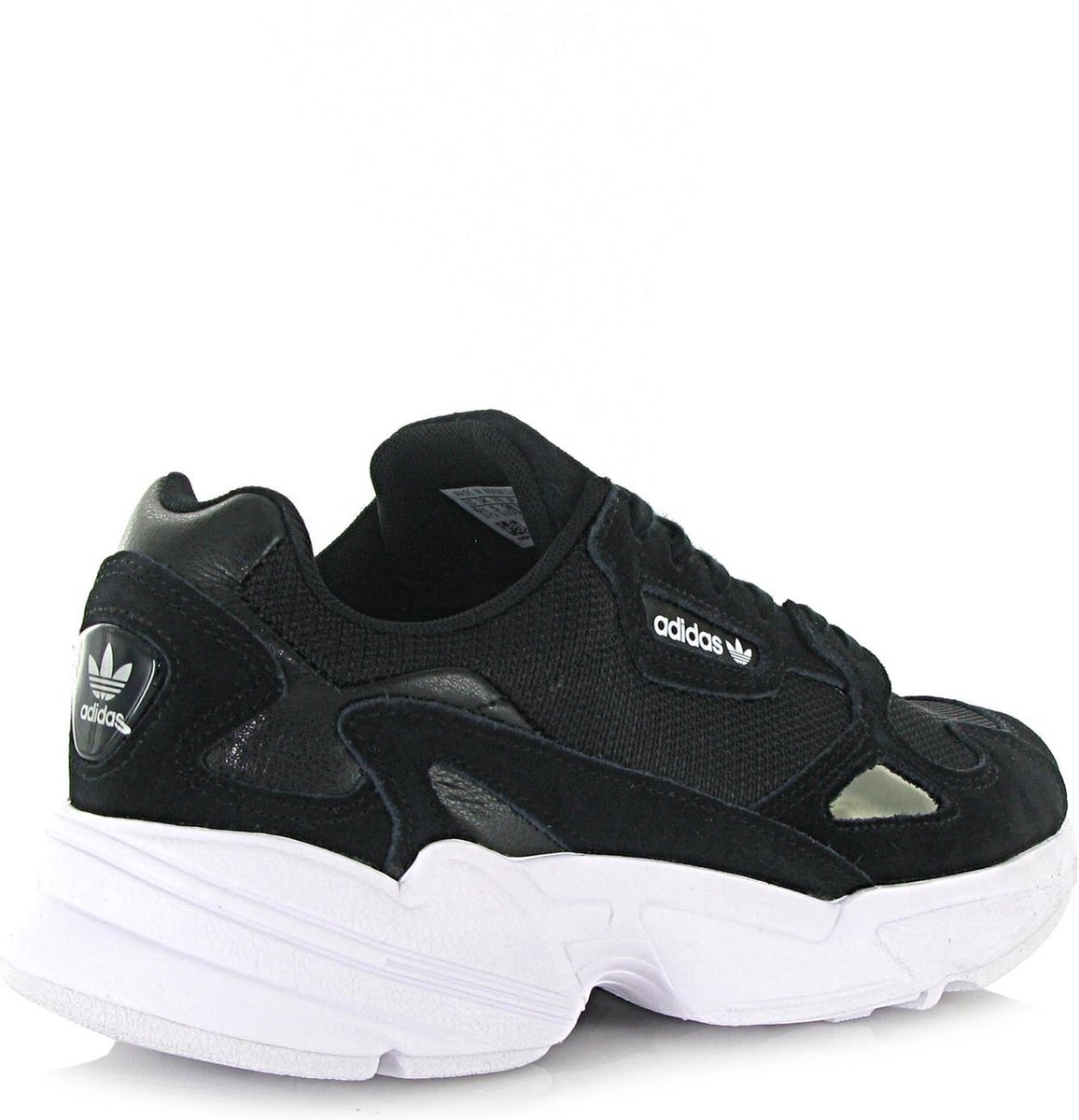 adidas Falcon Dames Sneakers - Core Black/Core Black/Ftwr White - Maat 37  1/3 | bol.com