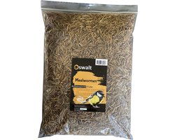 Oswalt Meelwormen - Gedroogd - 5 Liter - Buitenvogelvoer