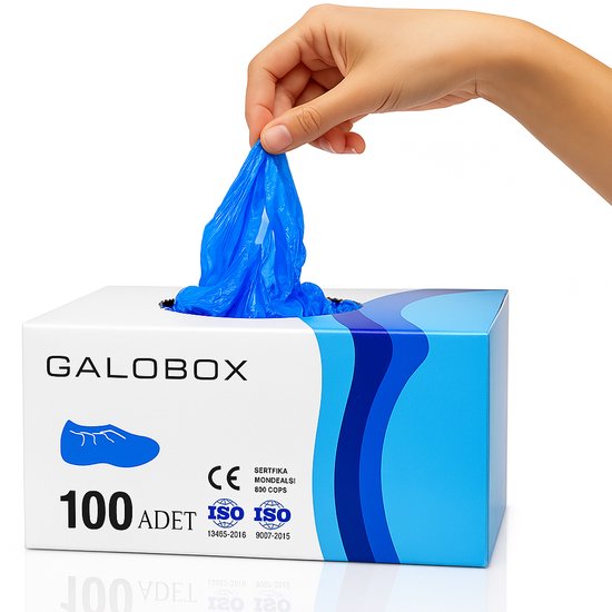 100 pièces Couvre-chaussures robustes - Couvre-chaussures - Protège-chaussures - Couvre-chaussures - Sur-chaussures - 40 MU - CPE